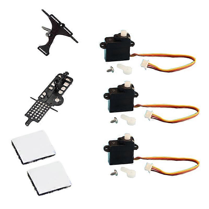 1 Set XK K110 Main Frame Upgrade K110S Servo and Servo Plate for XK K110 K110S Helicopter RC Spare Parts