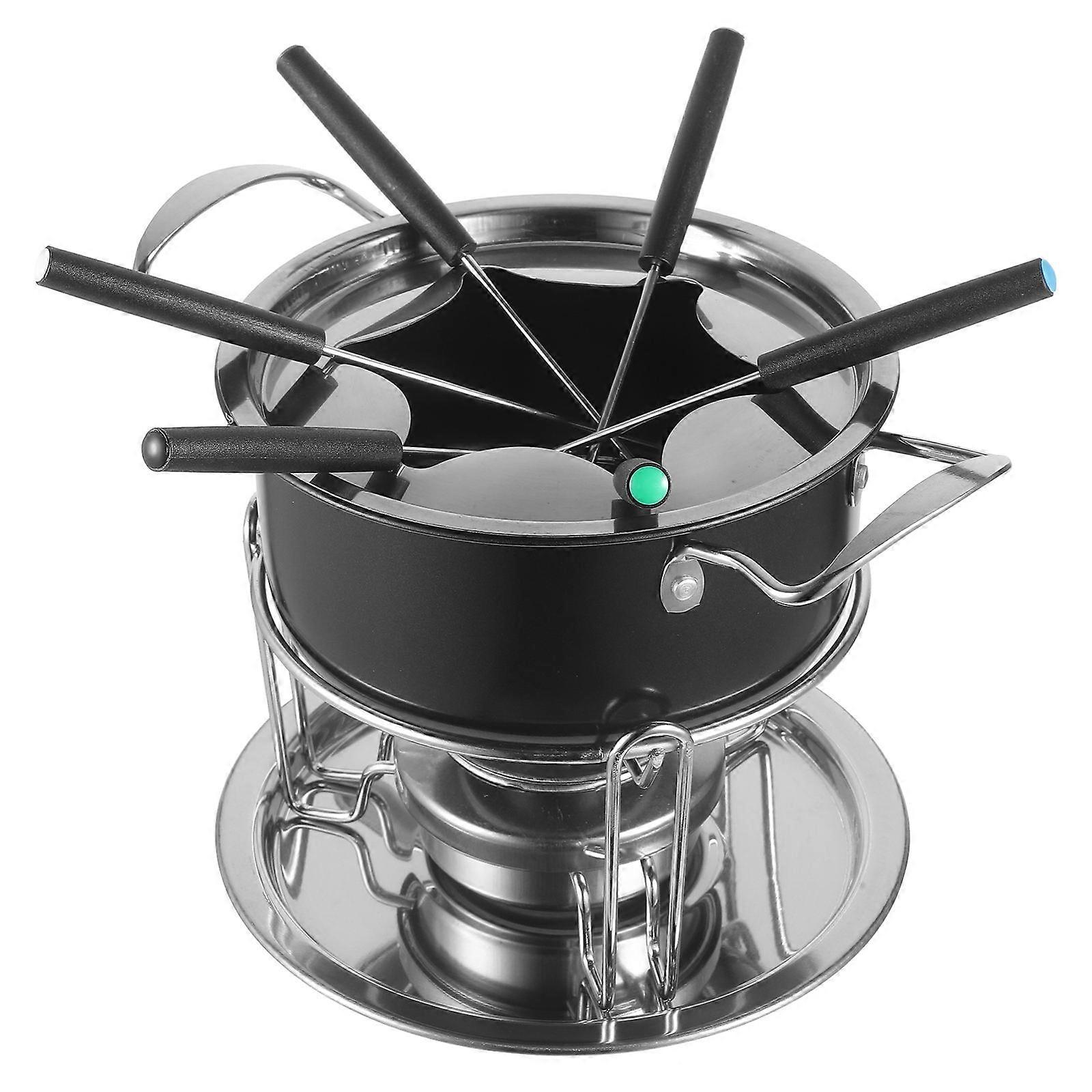 Chocolate Dipping Tools Stainless Steel Chocolate Melting Pot For Home Use 21x21cm Heating 1 Set