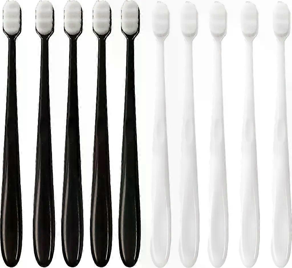 10 Nano Toothbrush with 20,000 Extra Soft Bristles Manual Toothbrush for Adults and Children with Sensitive Gums