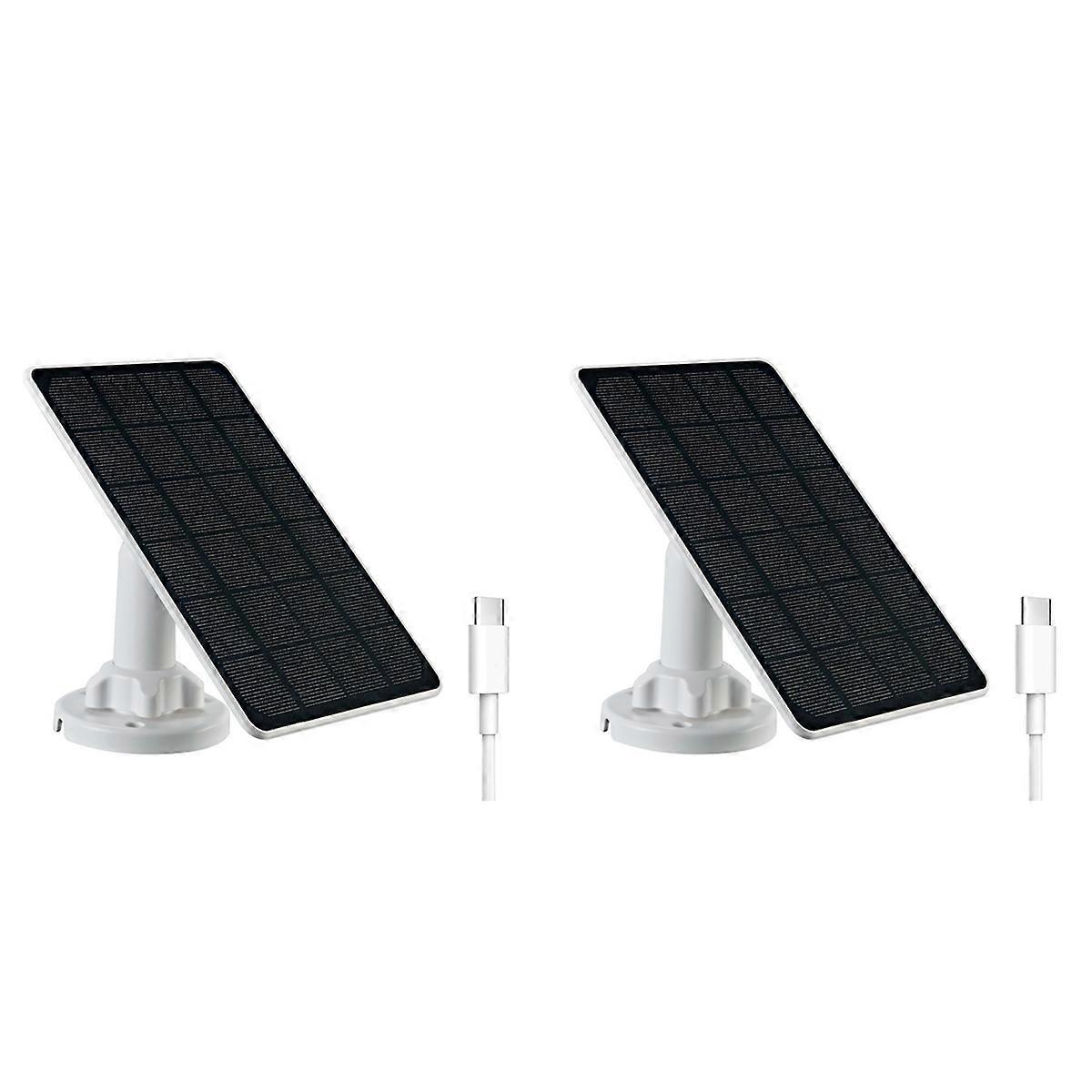 3W Solar Panel for Security Camera Outdoor IP65 Waterproof,C