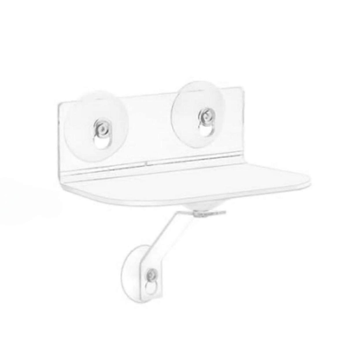 Clear Acrylic Window Shelf with Suction Cups, Hanging Shelf for Plants, Camera, Picture Frame