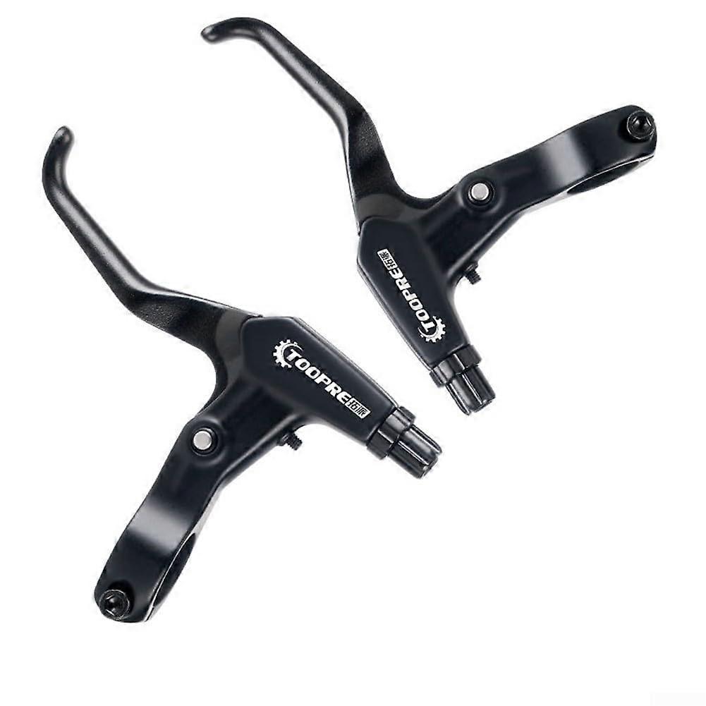 Adjustable bicycle brake lever with ergonomic design, suitable for all common handlebars (black)