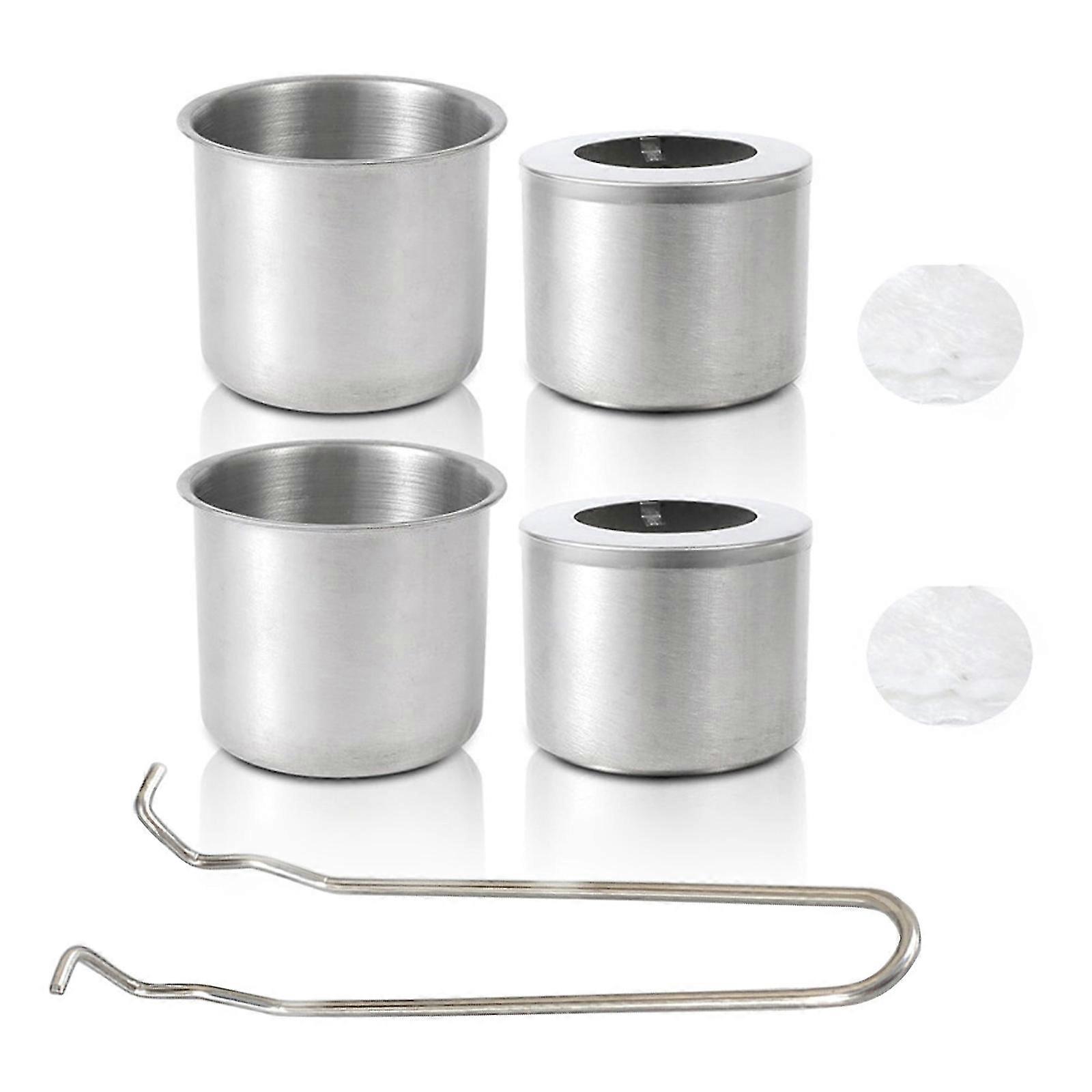 Conjunto de Queimadores de Bioetanol de Aço Inoxidável com Potes de Chama e Acessórios para Pátio Deck Quintal
