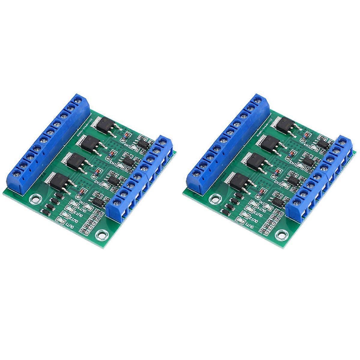 2X 4 Channel MOS Tube Field Offect Tube Module Amplifier Circuit Board Driver Module Optocoupler Iso
