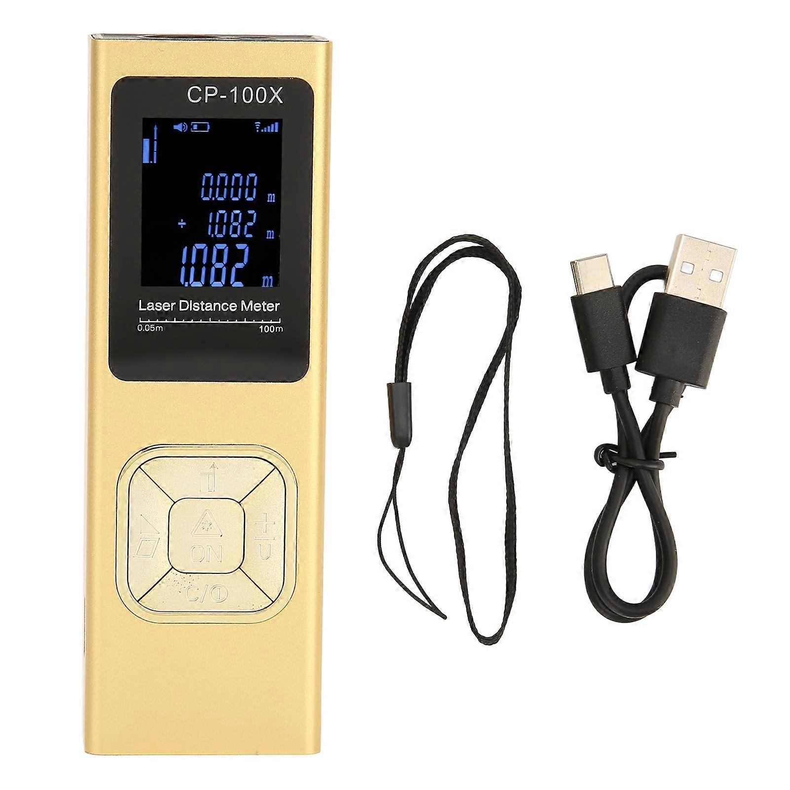 Handheld Laser Rangefinder, Mini Digital Laser Measuring Tool, Dustproof and Drop-proof