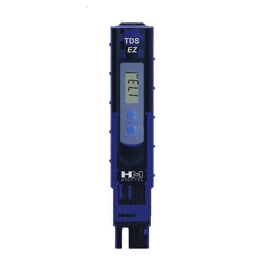 Digital Water Quality TDS Tester, 0-9990ppm Measuring Range, 1ppm Resolution, +/-3% Accuracy, Blue, Single Unit
