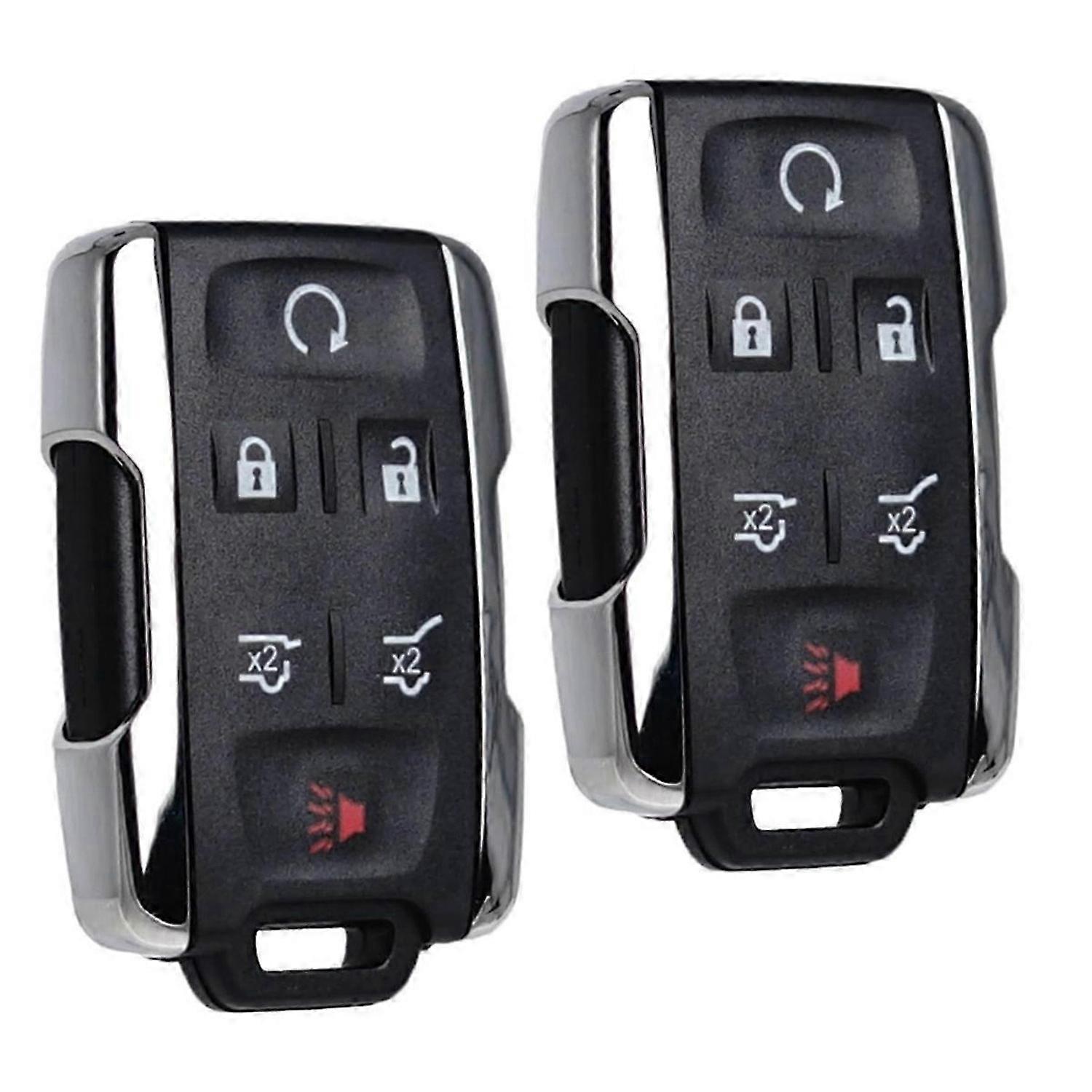 Keyless Entry Remote Start Control Key Fob Replacement for Chevrolet 6 Button Remote Car Key M3N3233
