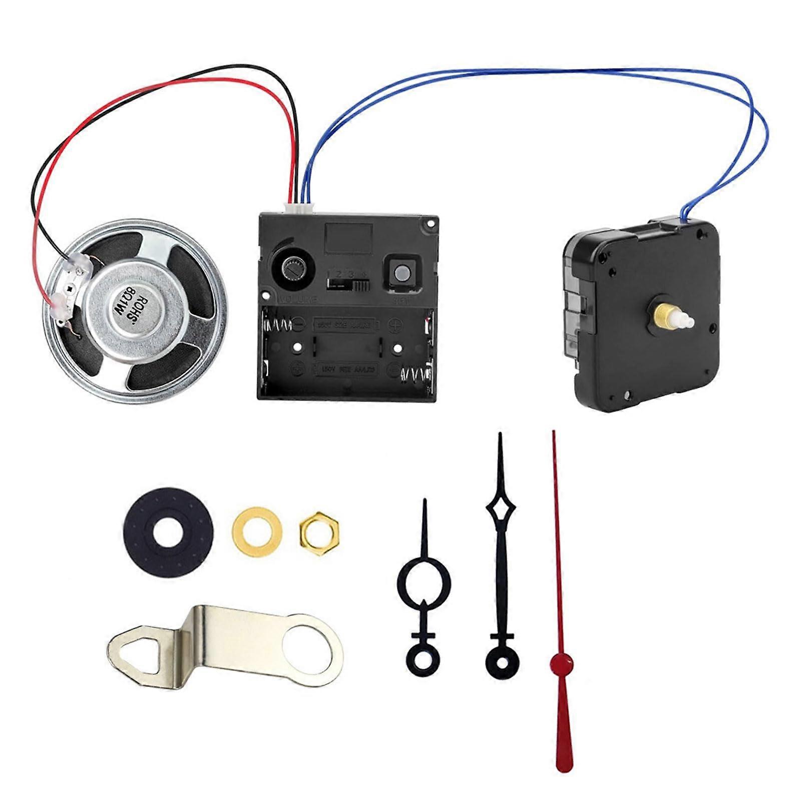 Metal Music Clock Movement Easy Installation Repair Part for Grandfather Wall Clocks Precision Timing Mechanism