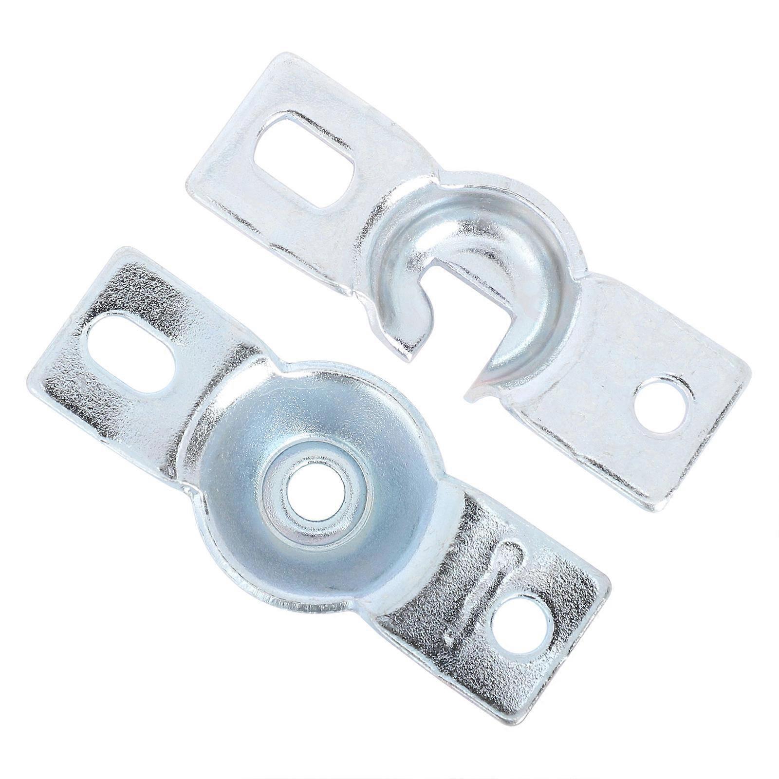 2 Sets Roller Blind Mounting Braces for Curtain Track Installation – Hardware for Home or Office Window Shades and Drapes