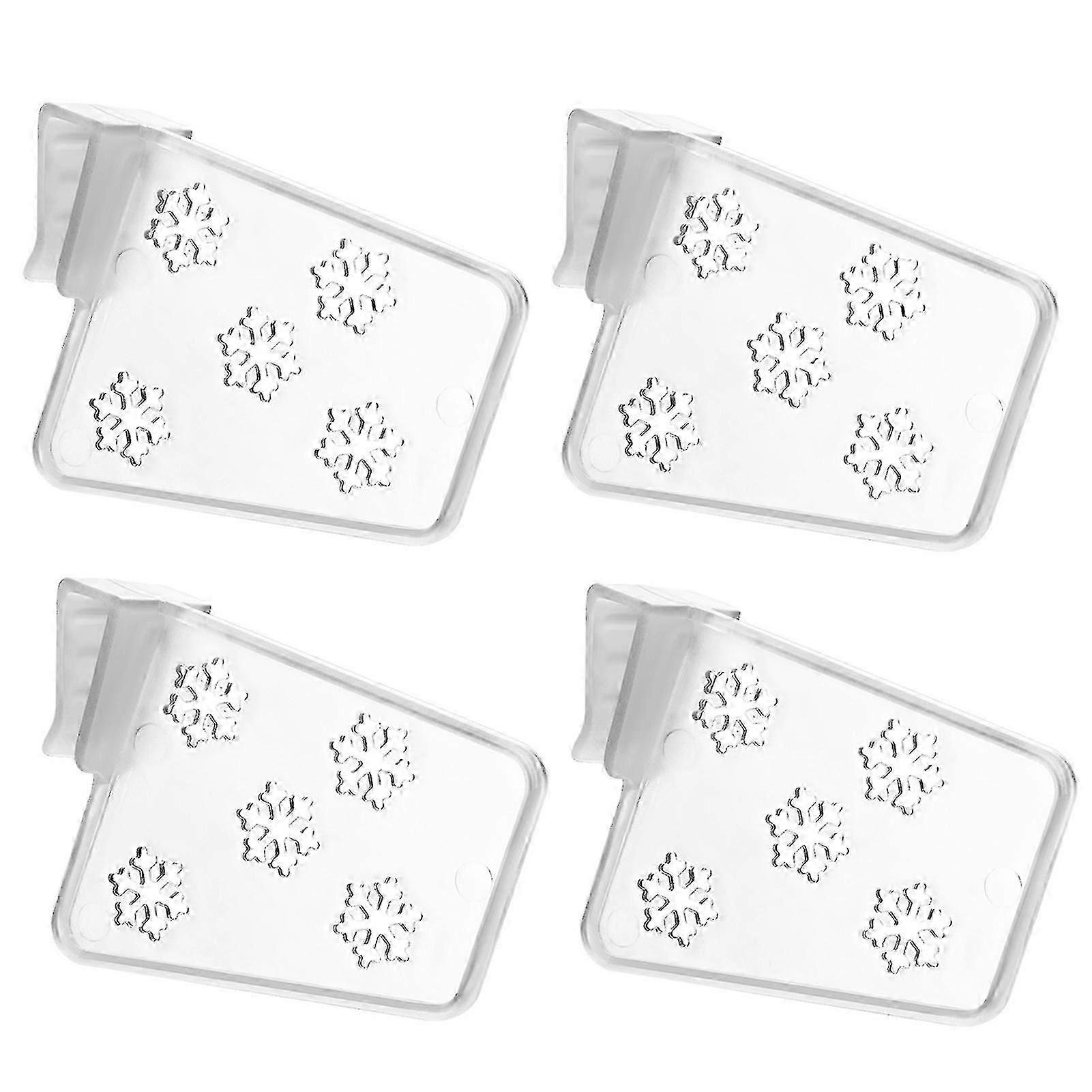 4Pcs/Set Adjustable Plastic Refrigerator Shelf Dividers for Kitchen Pantry Organization