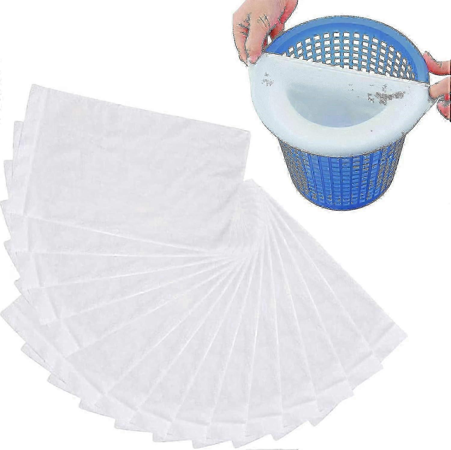 15 Washable Pool Skimmer Socks, 15 Pieces