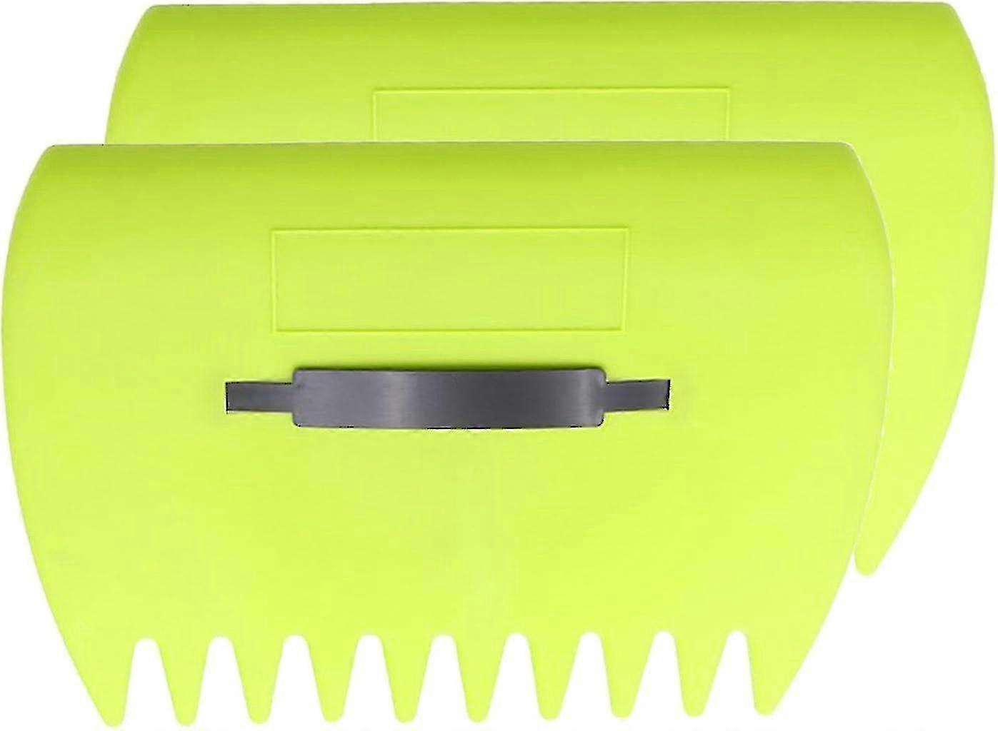 Garden Leaf Scoops Hand Rakes, Large Lightweight Plastic Tools for Picking Up Leaves