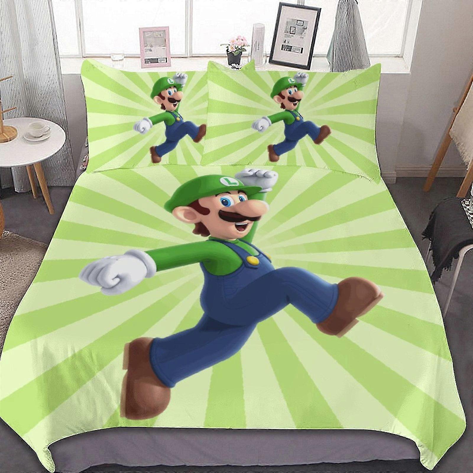 Conjunto de lençóis de capa de edredom respirável com 2 fronhas para todas as estações