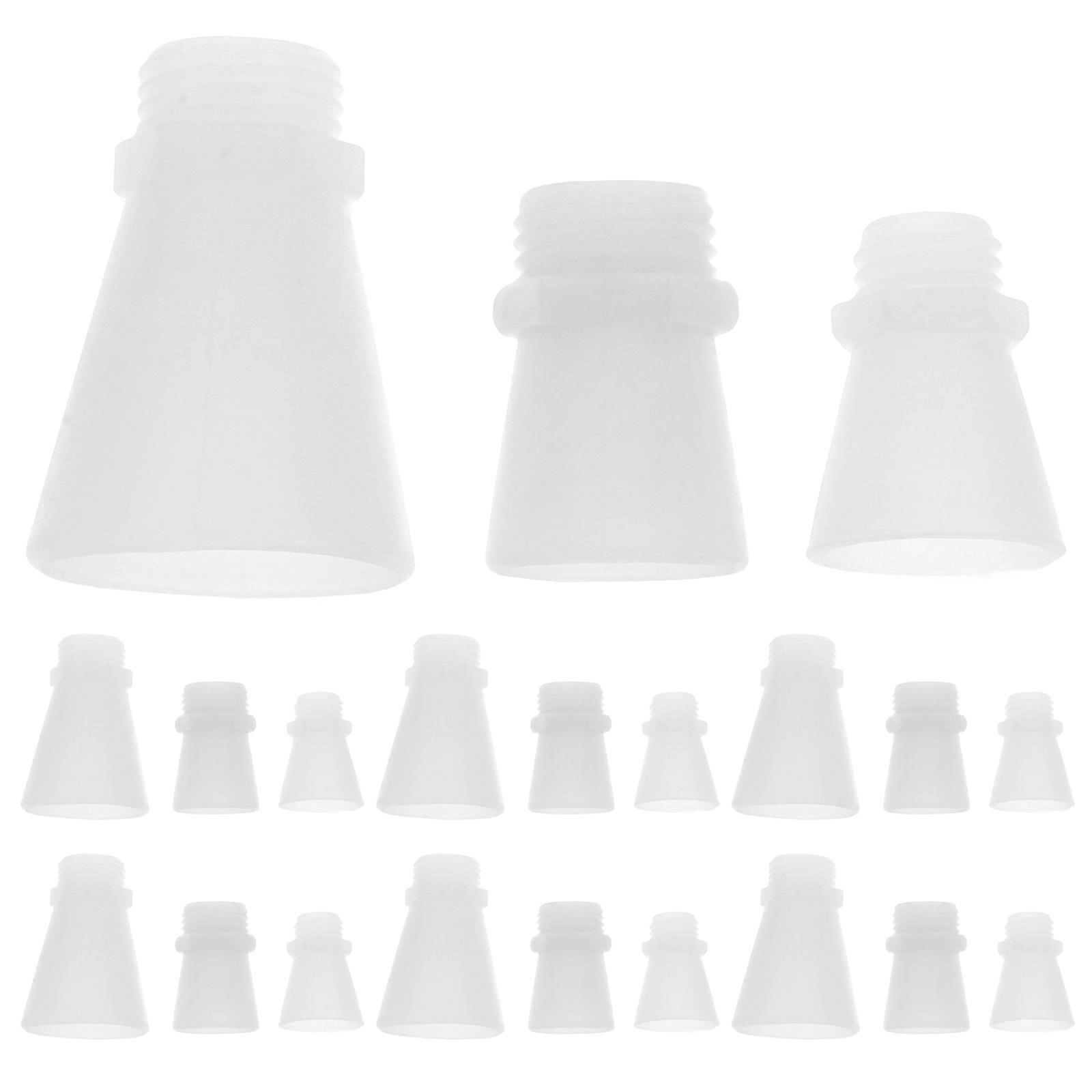 Replacement Nozzles For Fire Extinguisher Easy to Install Emergency Situations Light Yellow Conical 30Pcs