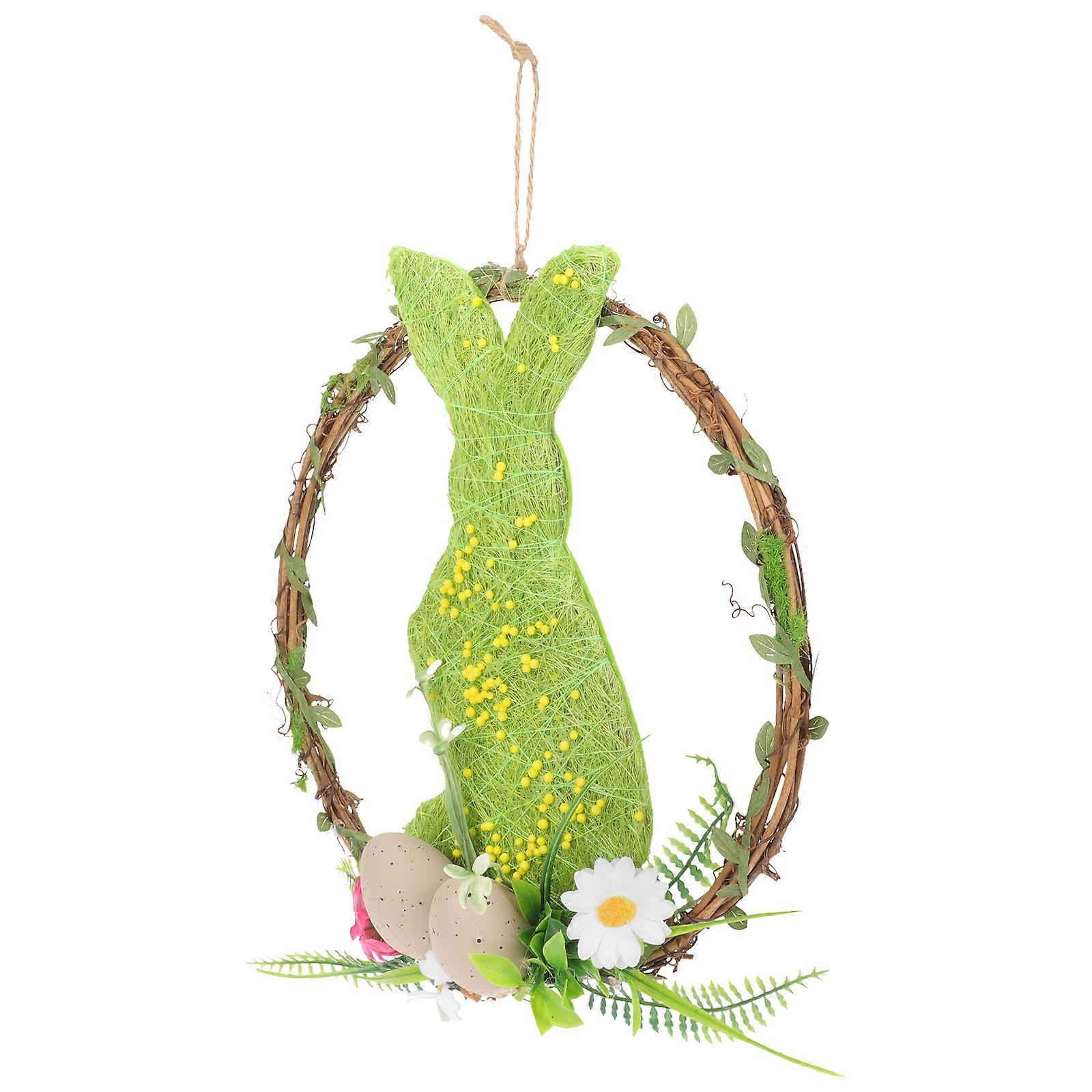 Artificial Wreaths Easter Wreath Classic Easter Design Circular Shape 1Pack