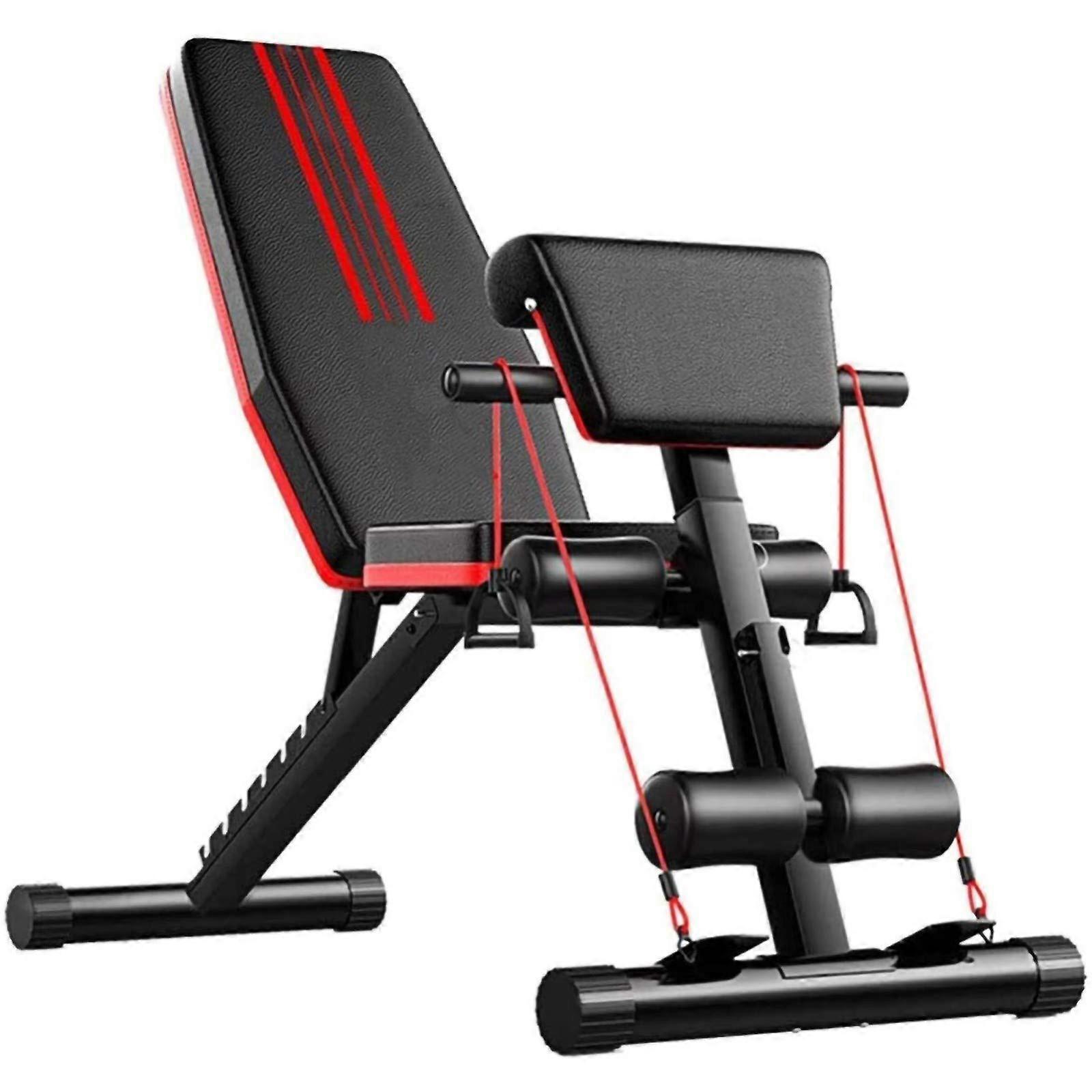 Folding Weight Stool, Can be Used as Flat Bench/Incline Bench, Adjustable Weight Bench, Folding Weight Bench, Maximum Load 200 kg