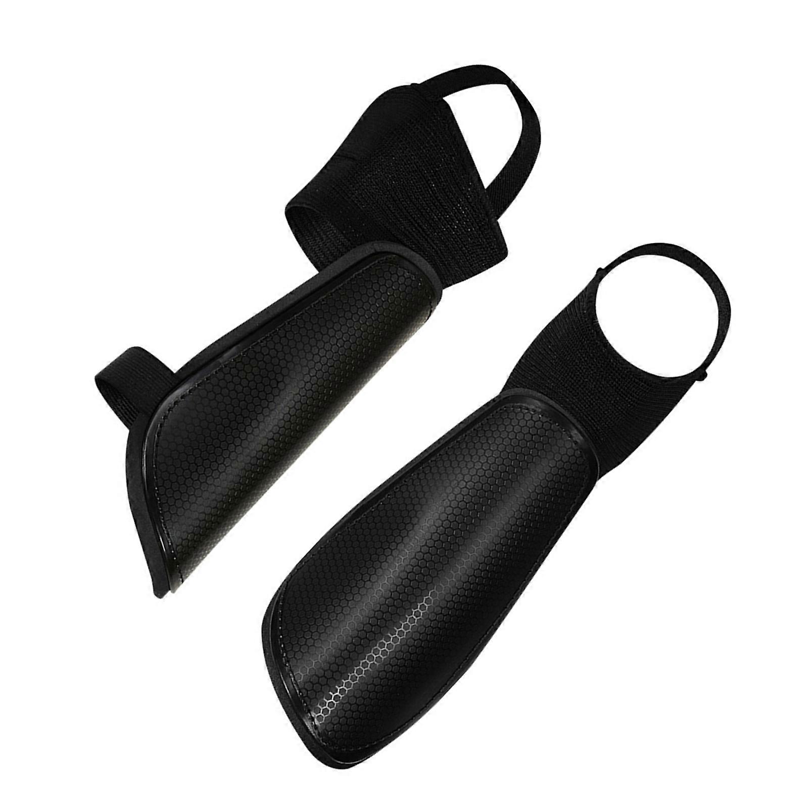 足首プロテクターと調節可能なストラップ付きサッカーシンガード子供用サッカー保護具、若者、大人