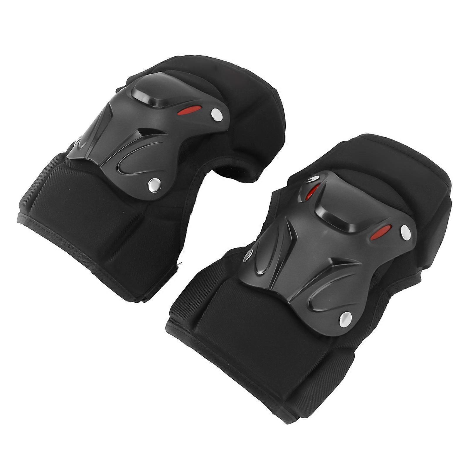 2PCS Knee Pads Breathable Shockproof Ergonomic Elastic Belt Flexible Slip Resistant for Motorcycle Skateboard Skating