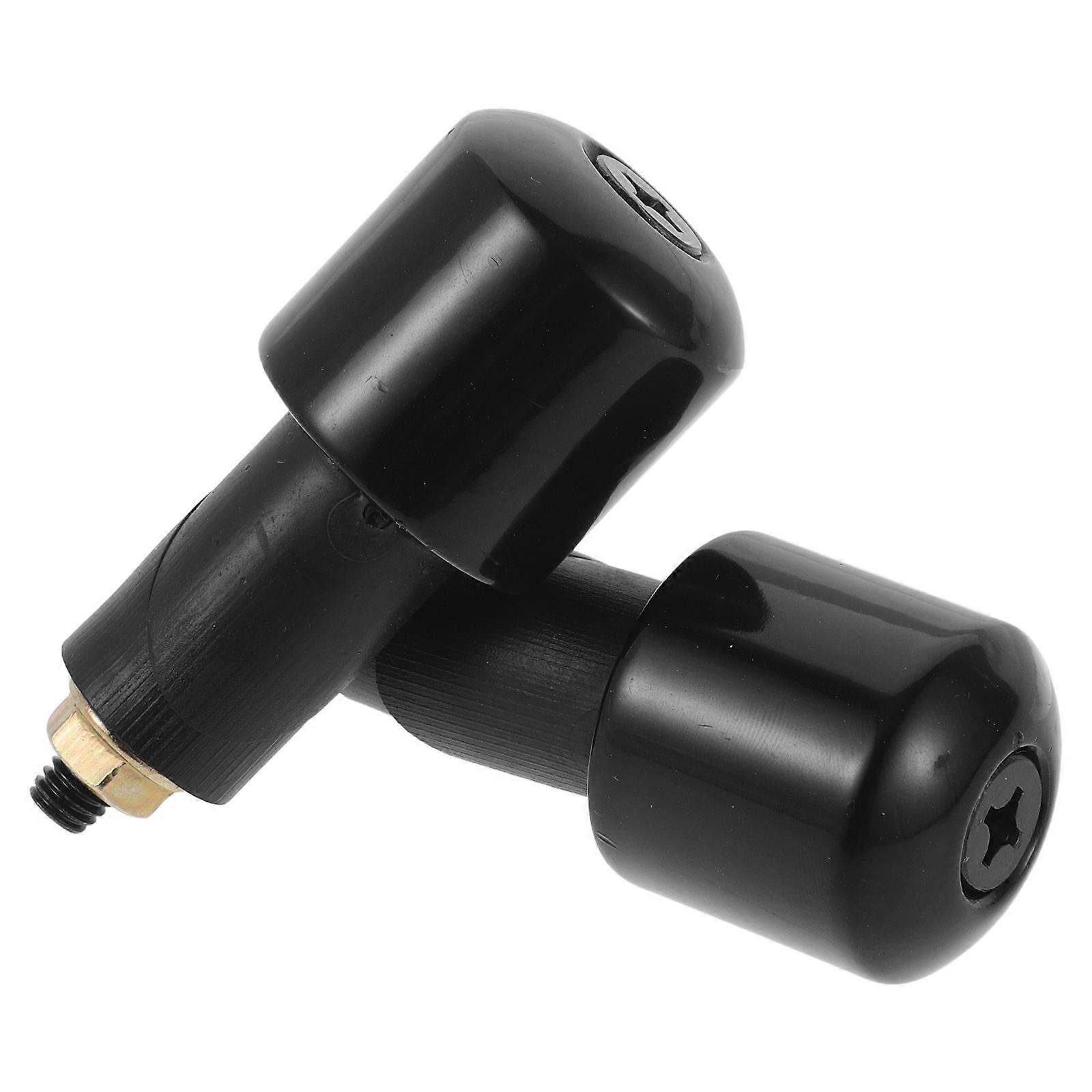 Handlebar End Plugs Iron Material Crash Protection Prevent Throttle Loosening For Motorcycle Enthusiasts 1Pair