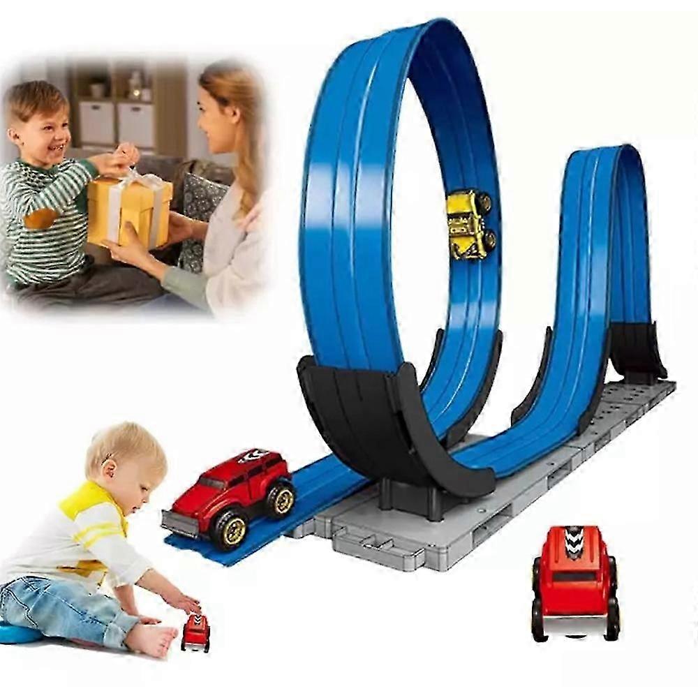 Changeable Track with LED Light-Up Race Car,New Flexible Changeable Car Toys