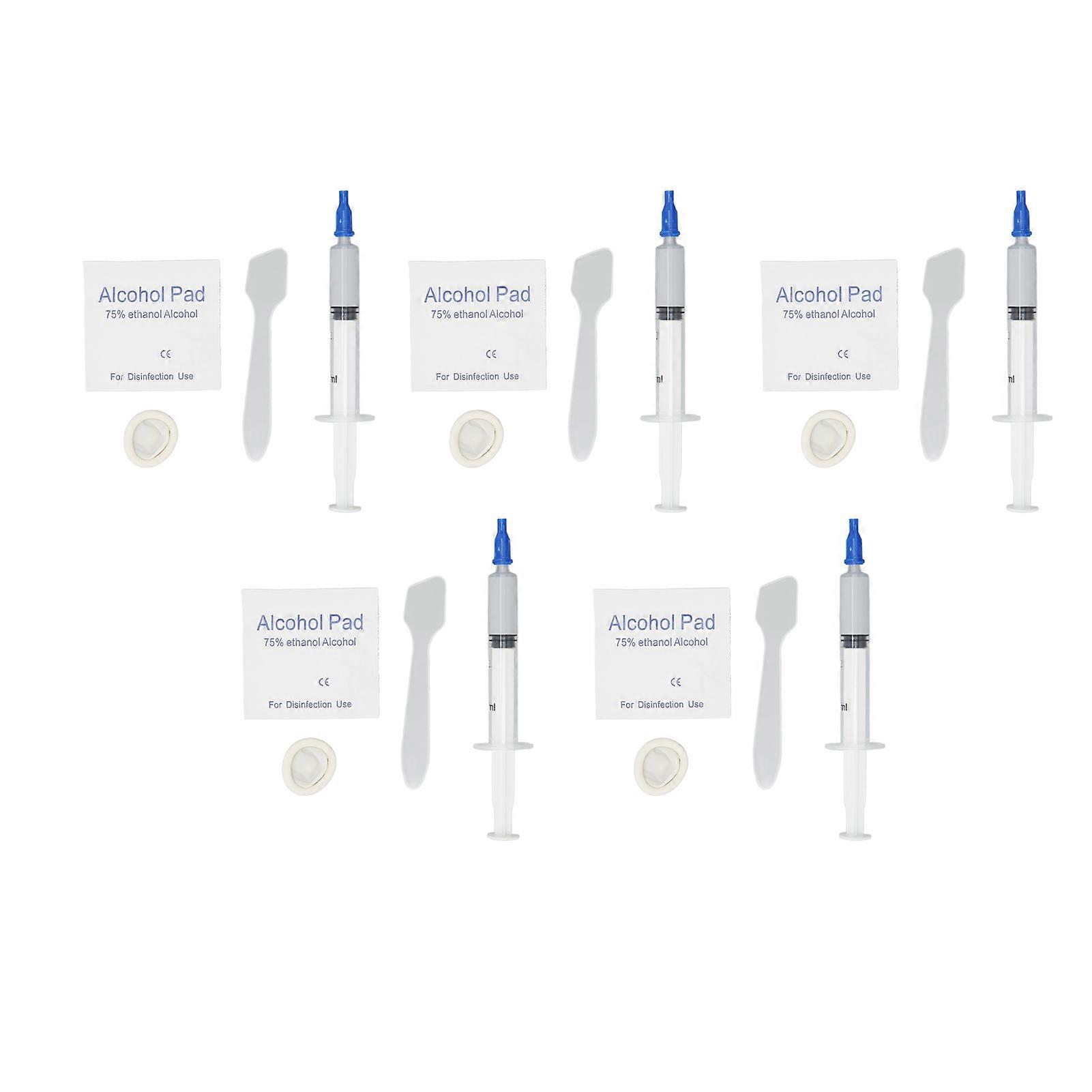 5Pcs Paste 3.2W/m.k Metal Free Safe Strong Adhesion Thermal Conductive Grease for Chipset GPU CPU Printer