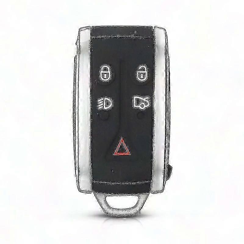 5-Button Key Shell Replacement for Jaguar X XF XK Car Remote Cover