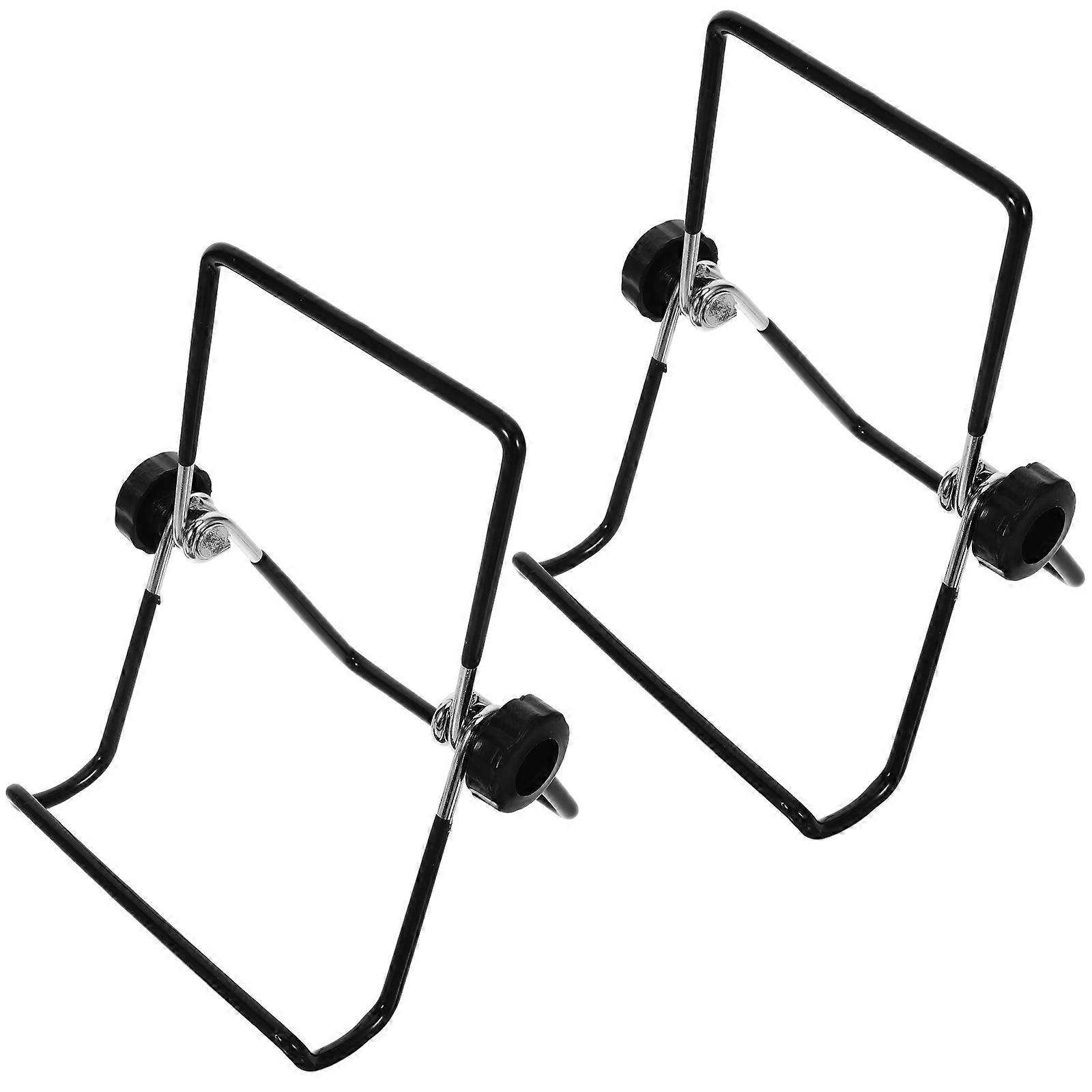 Plant Growth Support Sprouting Jar Stand Black for Easy Container Holding 2Pcs