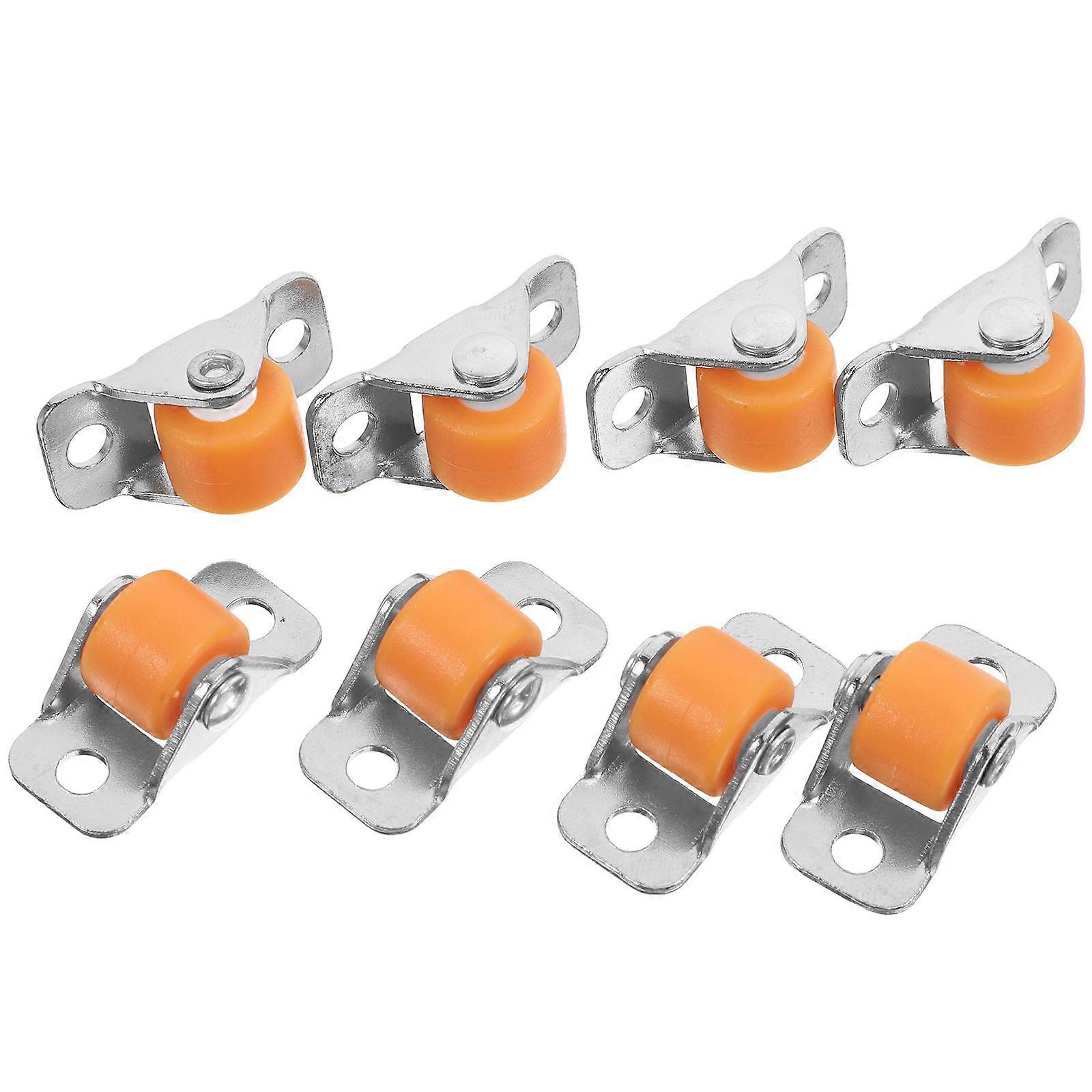 Furniture Wheels Heavy Duty Caster Wheels For Drawers And Cabinets 8Set Assorted Color Silent Operation Versatile Use