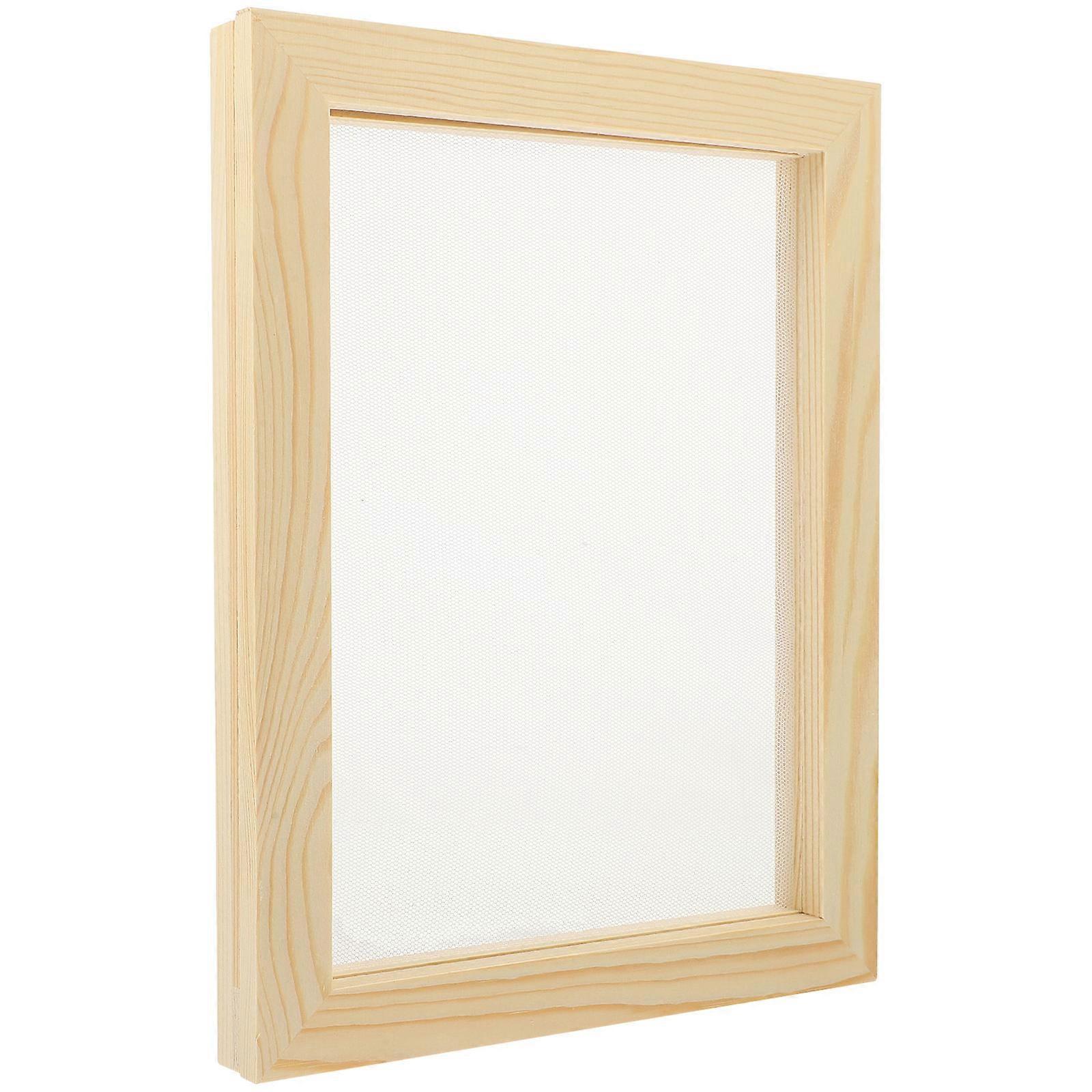 Paper Making Pulp Diy Paper Craft Tool Home Use Light Brown 25.00X19.00X2.30CM Educational Purpose 1Pack