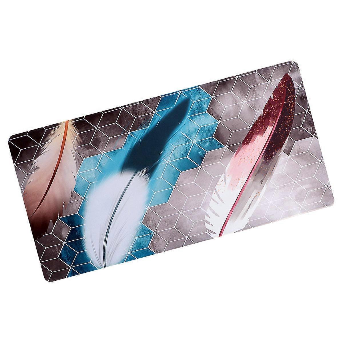 Non Slip Mouse Pad Cartoon Anti Skid Computer Desk Pad For Desktop Work Multi 80x40cm 1Set