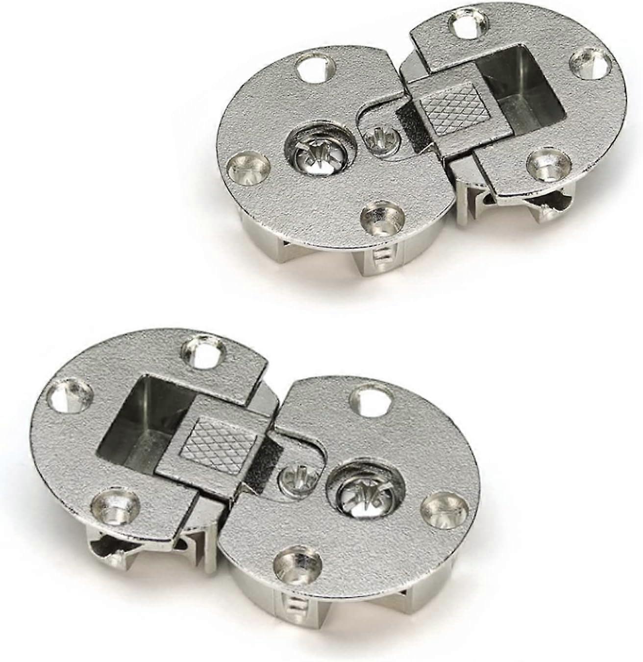 (2 Pieces)-90 Degree Page Turning axis Adjustable Cabinet Door Concealed Hinge Special Table Drop Down Hinge Flush Hinge