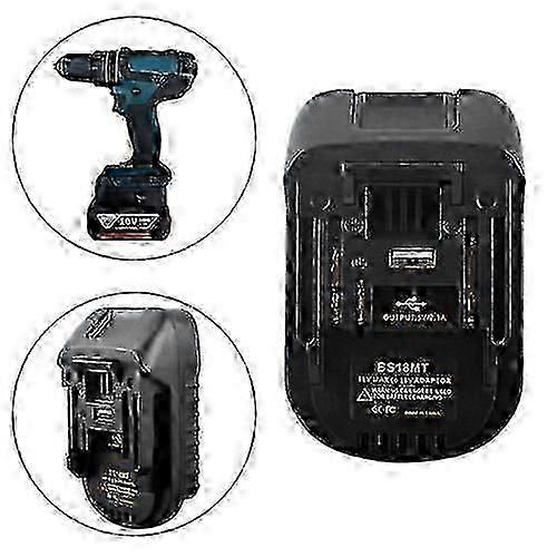 ממיר מתאם סוללה עבור סולן 18V Li-ion ל Makita כלי חשמל אלחוטי