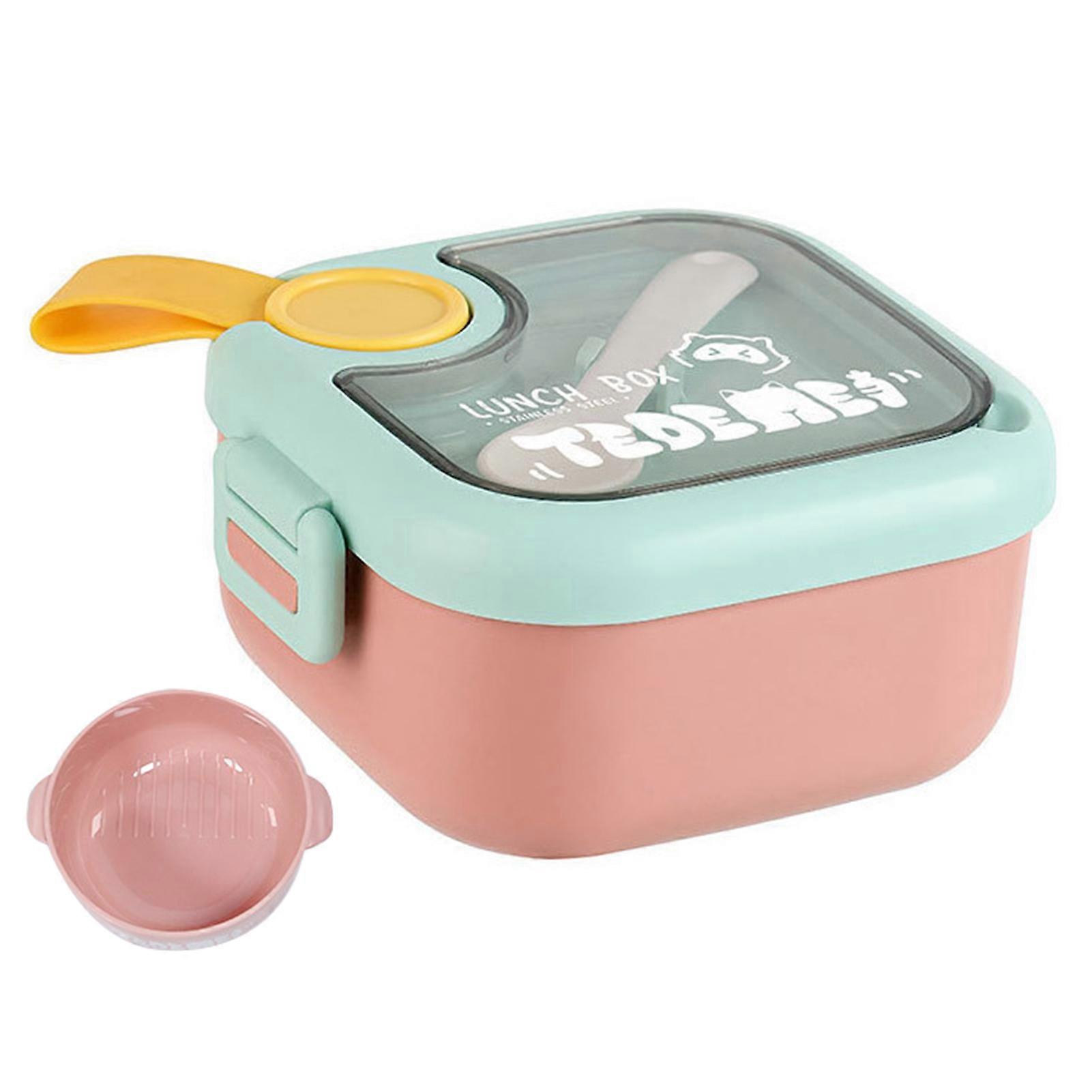 Leakproof Children's Thermal Food Jar Multifunctional-Lunch Box Containers with Tableware for School Lunch