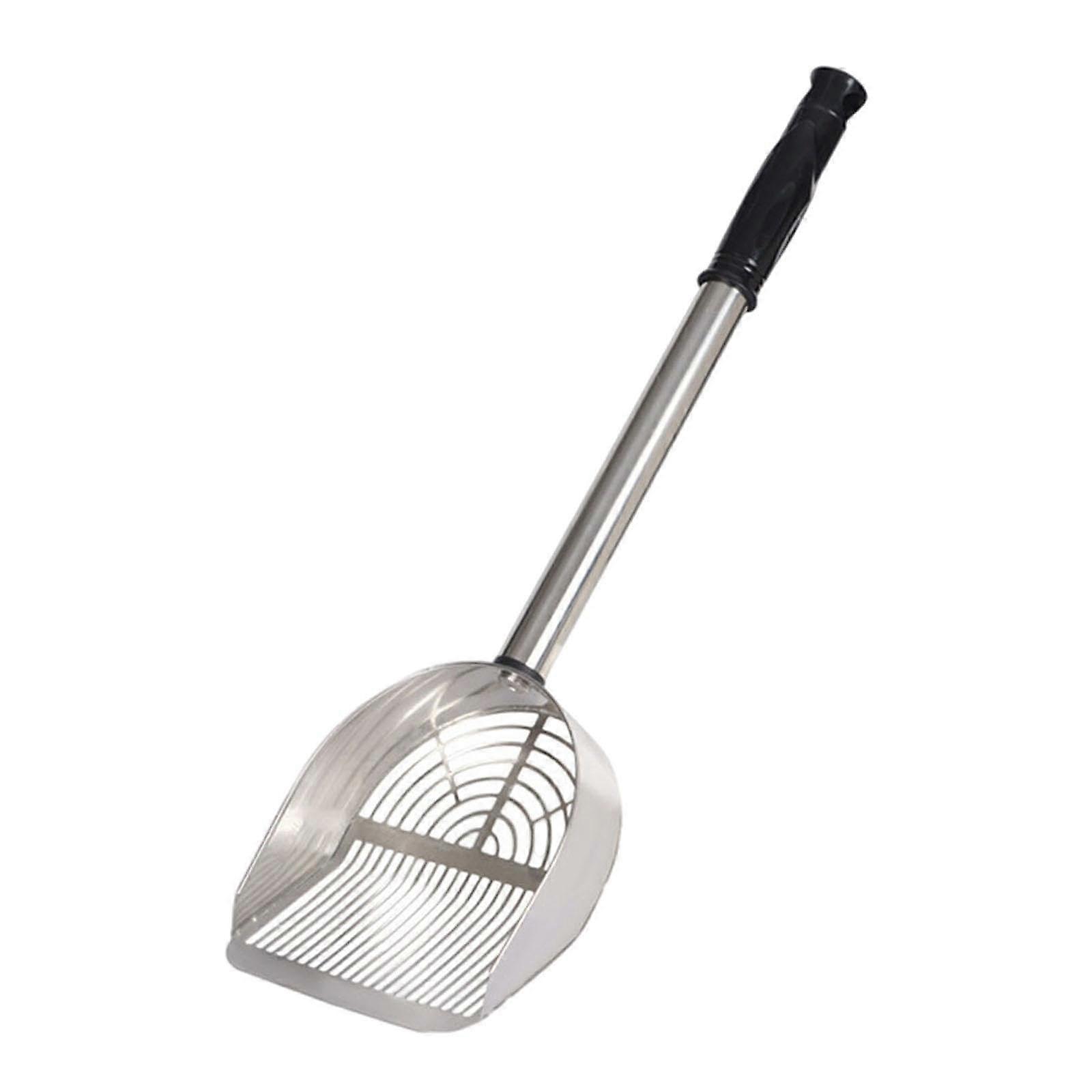 Cat litter scoop, Practical, Multifunctional, Larger, Cat shovel, Sand sieve, Silver