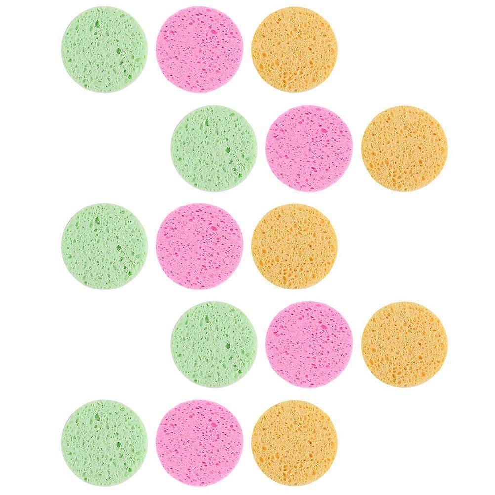 15pcs Rounded Makeup Pads for Smooth Foundation and Powder Application, Soft and Comfortable Cosmetic Sponges
