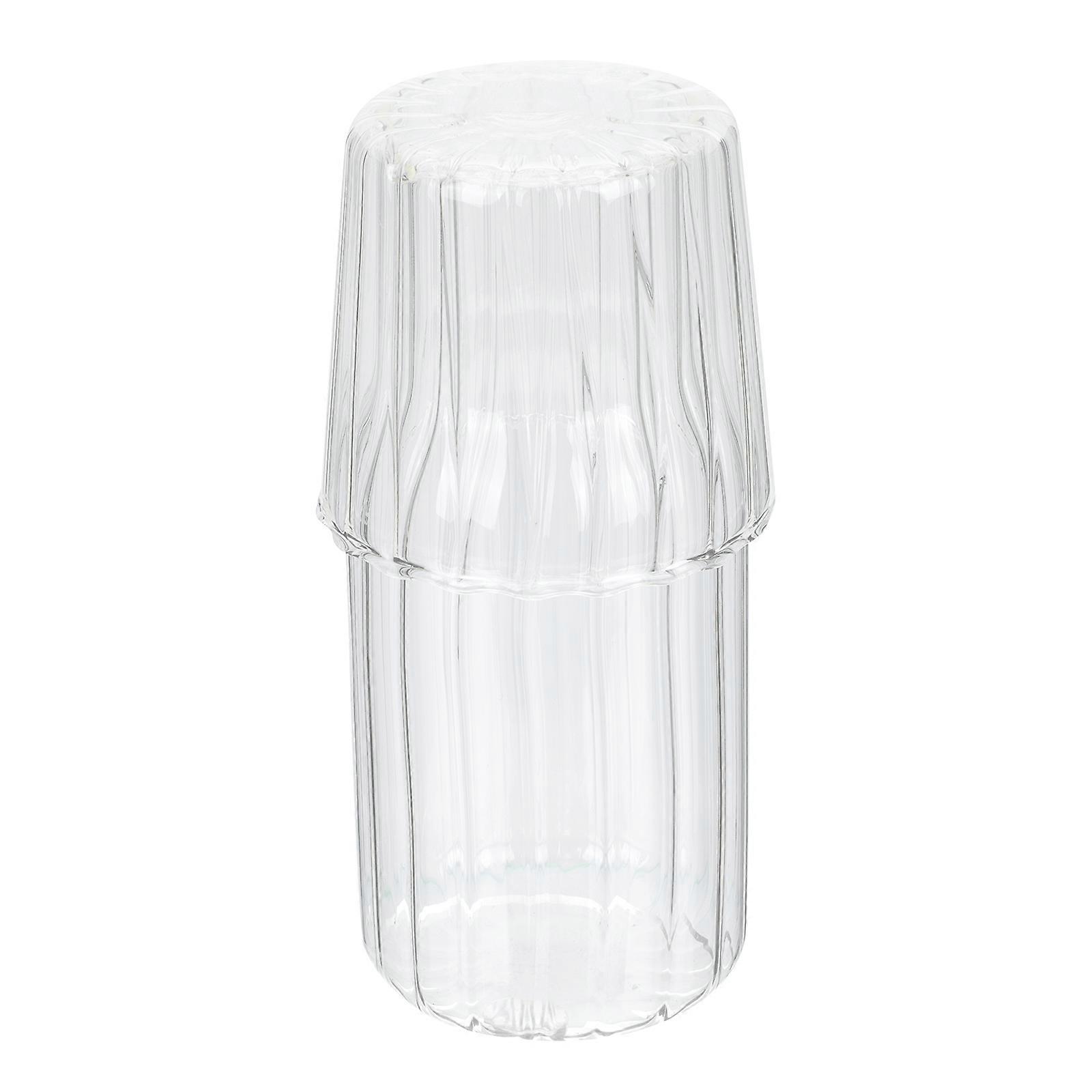 It looks like your query is incomplete, but I understand you're referring to a **transparent cold water jug with a cup**, made from **high