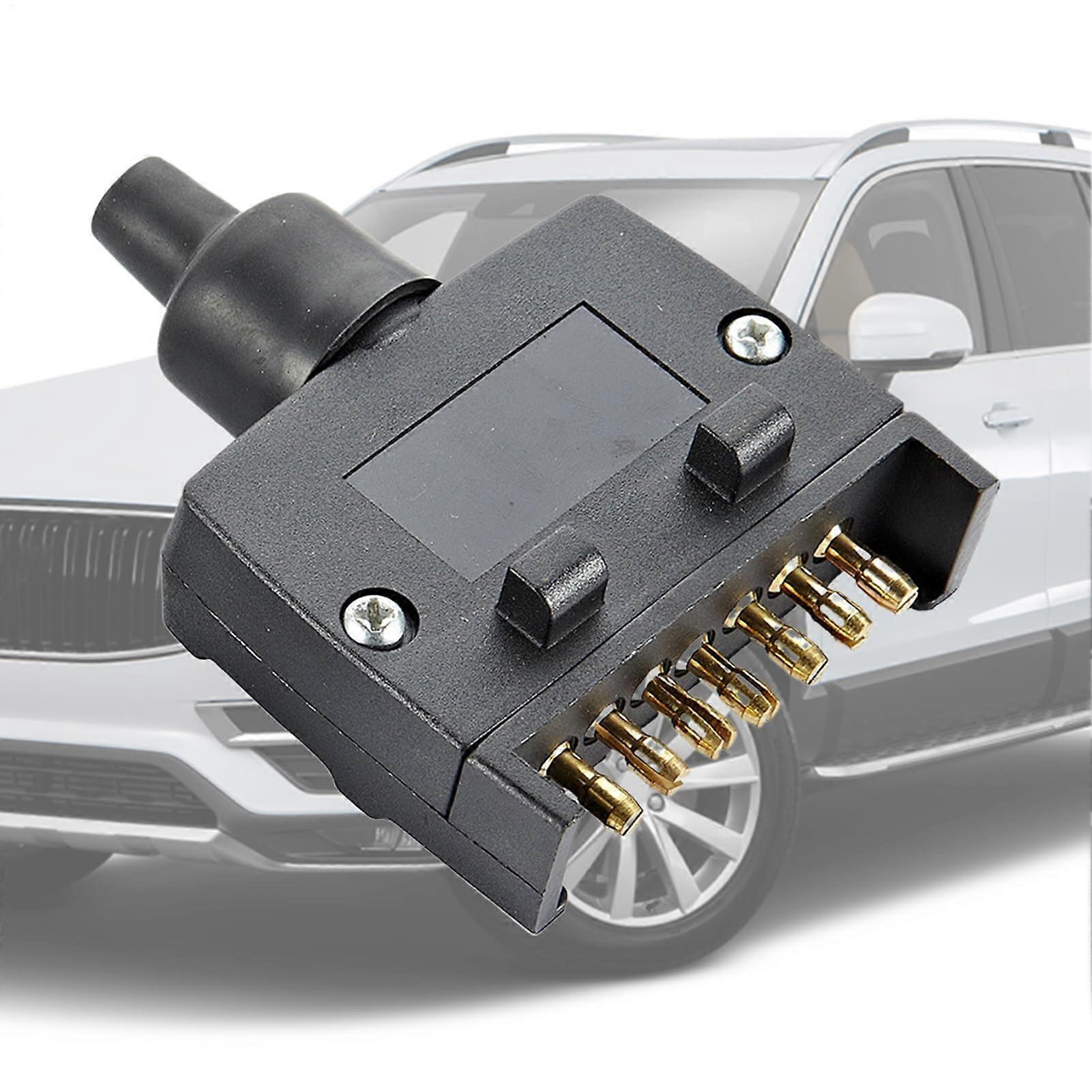Trailer Plug Adapter Boat Car Connector Compact Socket With Secure Connection For Camping Outdoor Vehicle Parts