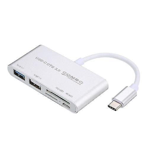 5 In 1 USB C USB 3.1 Type C HUB With Card Reader