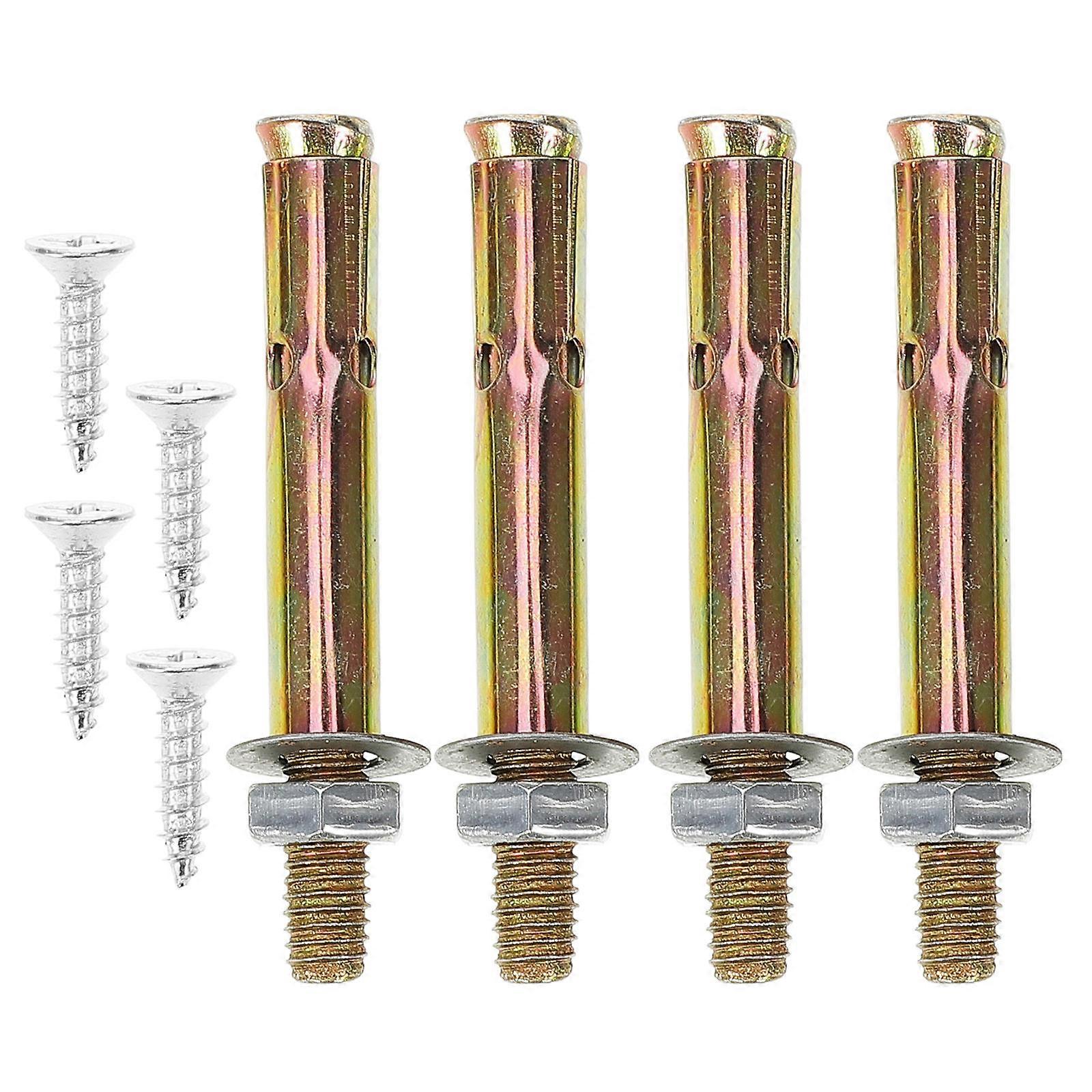 Expansion Screws Countersunk Bolts Set for Furniture DIY Construction Weather Resistant Heavy Load Capacity