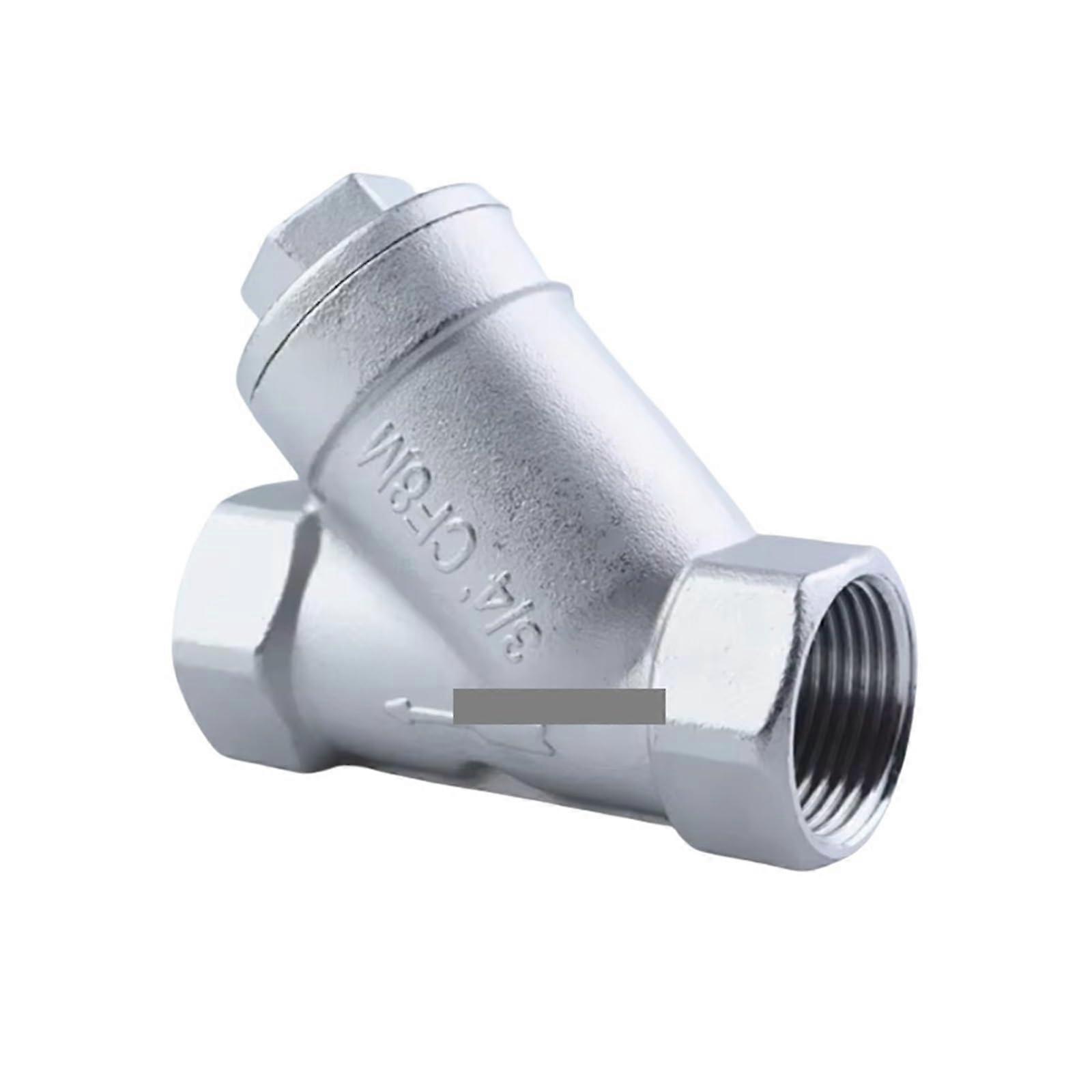 3/8' Female 304 Stainless Steel Inline Y Type Filter Strainer Valve Water Gas 80 Mesh Ref: 4310