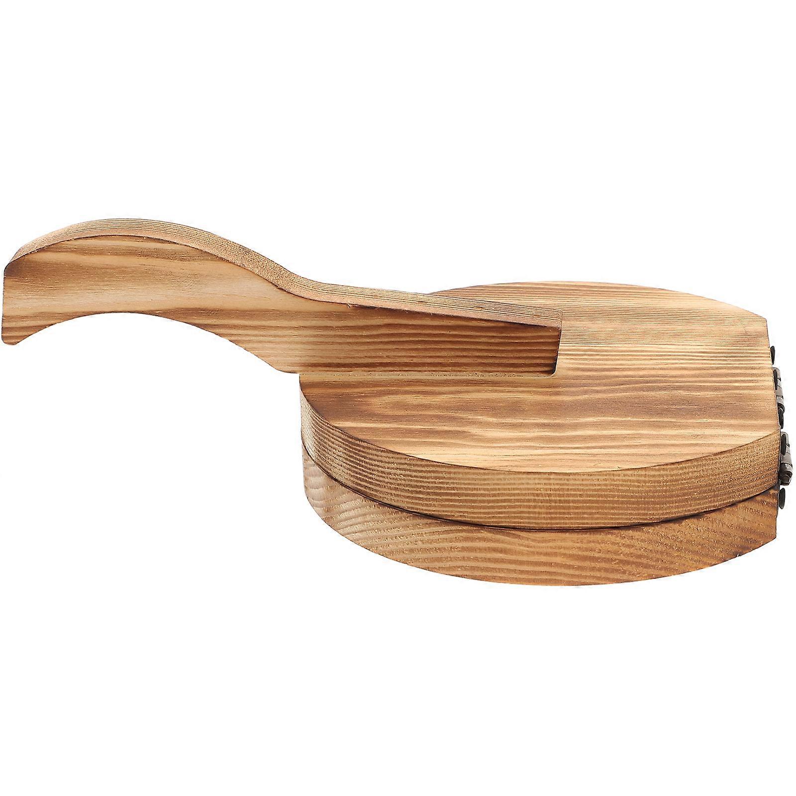 Wooden Dumpling Press Pastry Dough Tool 1 Set