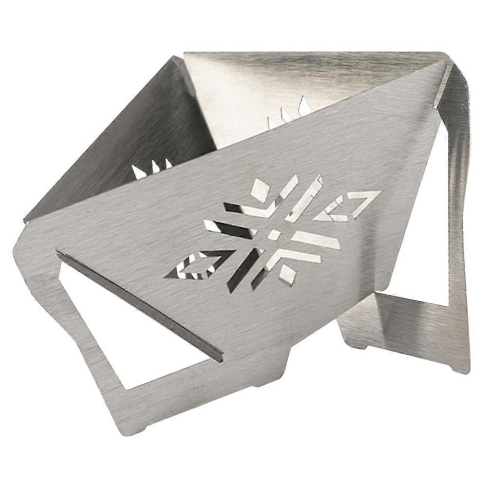 Reusable Stainless Steel Coffee Filter Rack for Making Coffee with Collapsible Design Silver