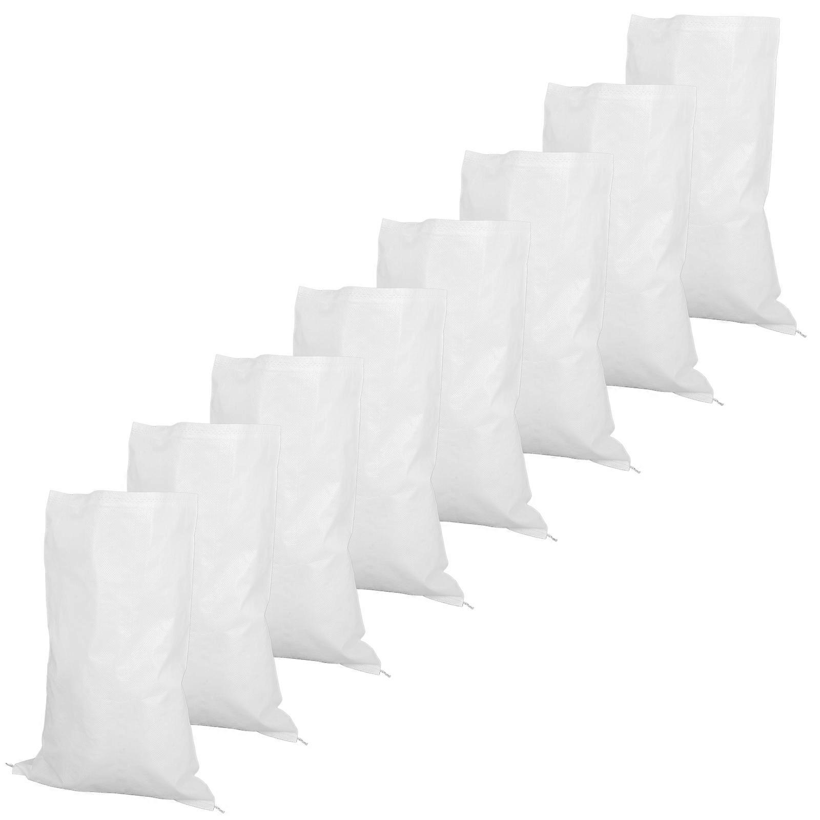 Portable Packing Bags for Storage Use Made from Durable PP Material White Color Suitable for Various Scenarios 20 Pieces