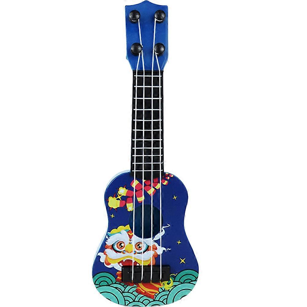 Mini Guitar Ukulele Decorative Model for Creative Photography Props – Lightweight and Compact Design for Home Decoration and Miniature House Furniture