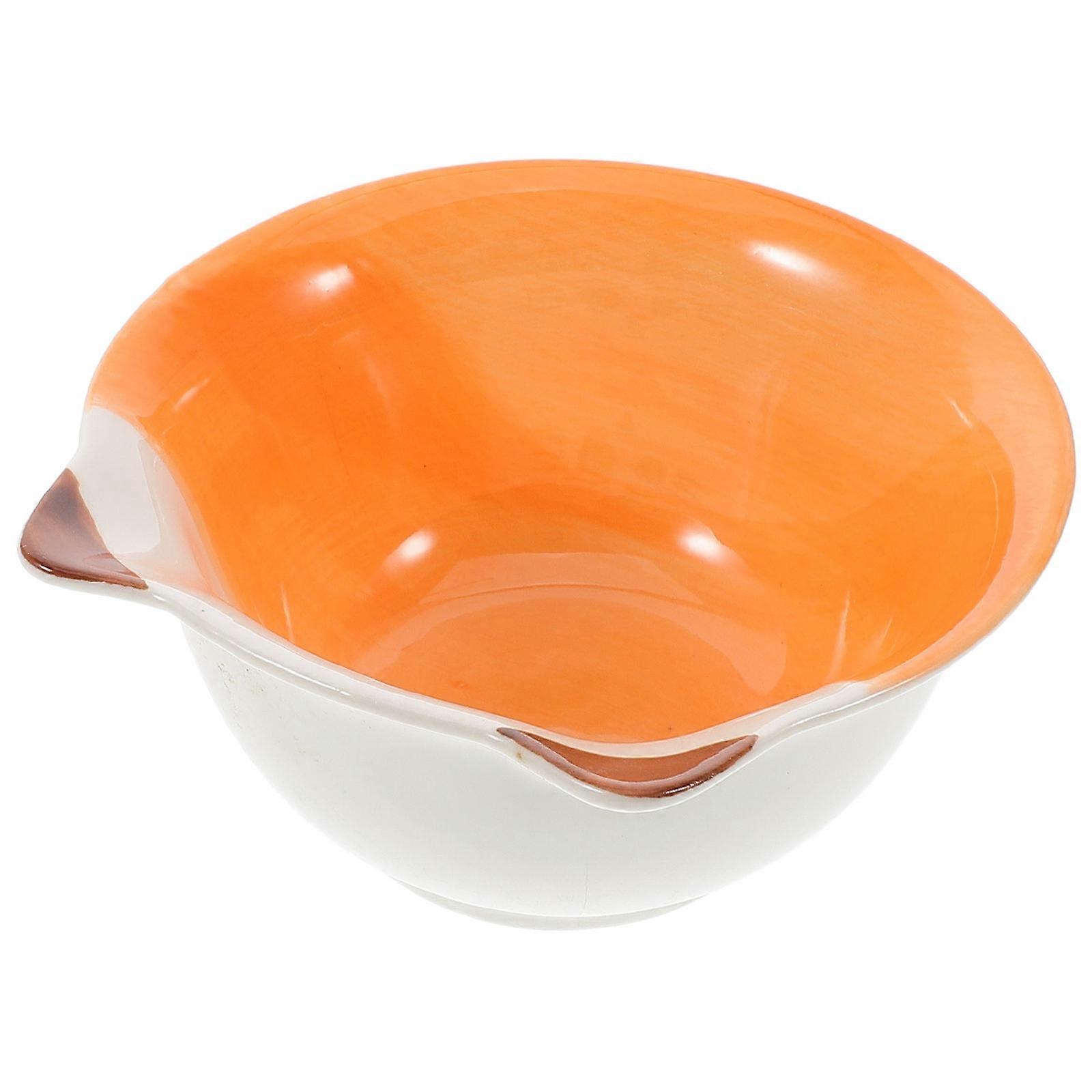 Cat Rice Bowl Ceramic Material Home Use Office Use Picnics Portion Control 1Set