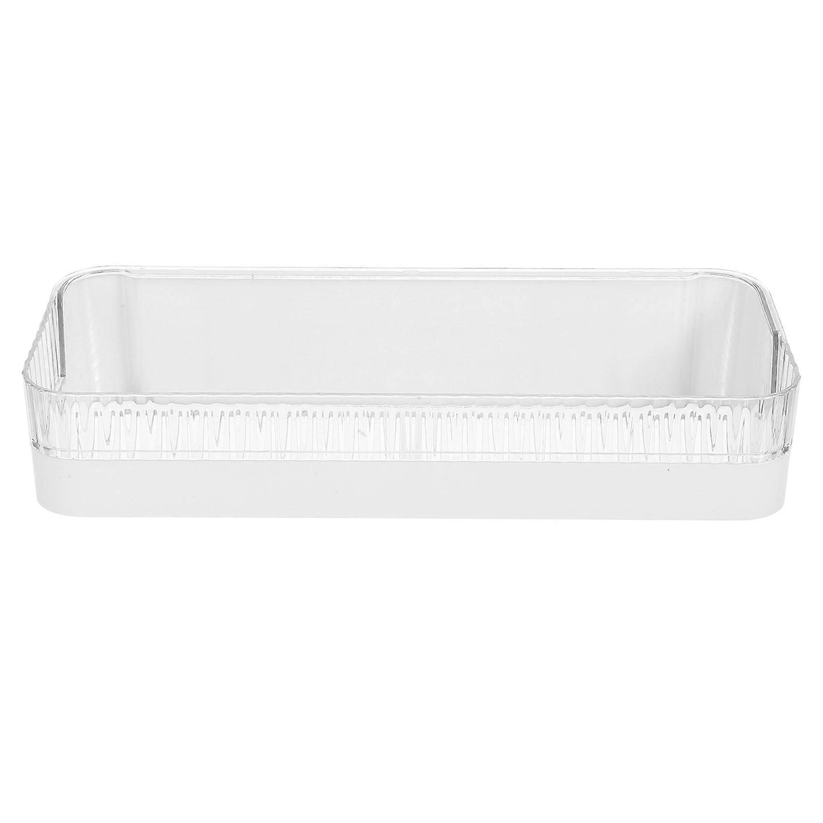 Wall Mounted Bathroom Shelf Organizer for Smooth Surfaces, Space Saving Floating Storage Rack for Shower and Toilet, No Drill Easy Installation