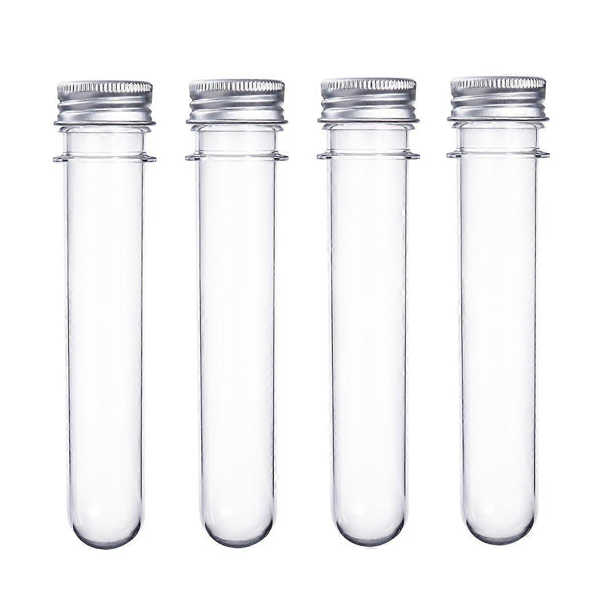 12pcs Plastic Test Tubes with Screw Caps 40ml Bath Salt Containers