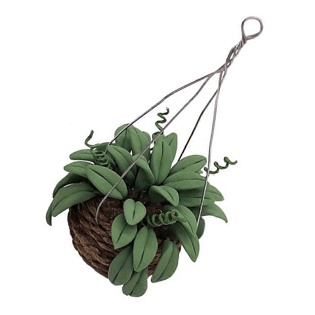 Artificial Potted Plants Mini Fakesucculent Plants Resin 6.5X2.5CM Tabletop Placement 1Pack