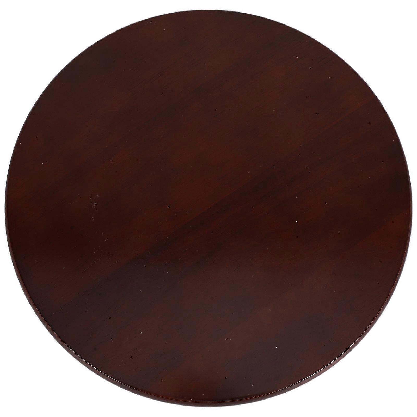 Red Round Wood Stool Replacement Seat for Home Use Ergonomic Design Structure 29.5 Inches