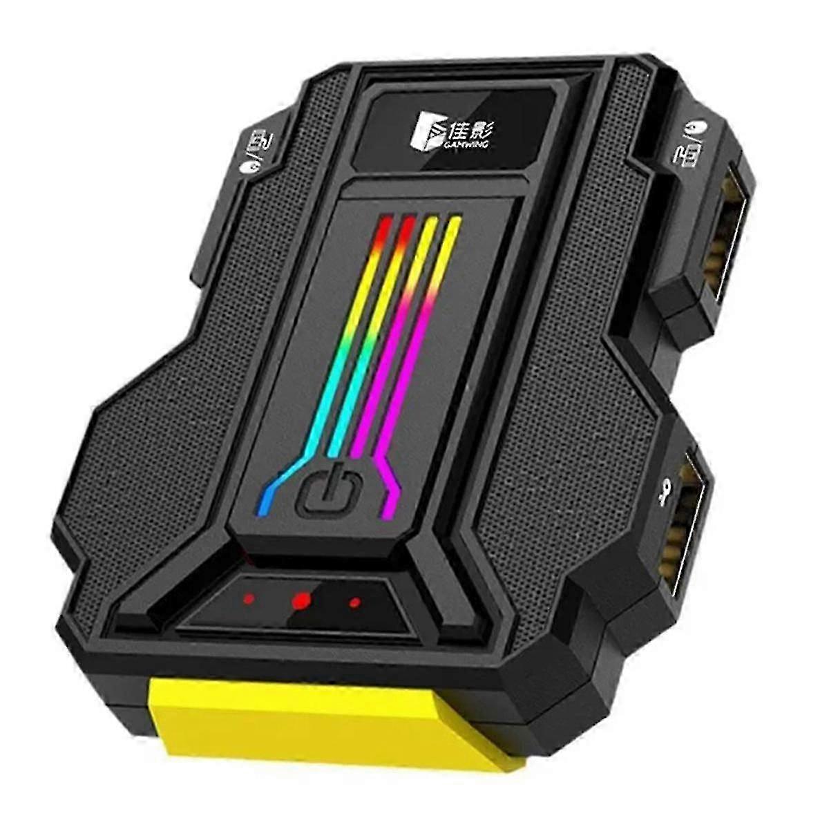 2025 GAMWING Adattatore per mouse Controller di gioco PUBG Tastiera Mouse Convertitore adatto per adattatore per telefono Android, caccia